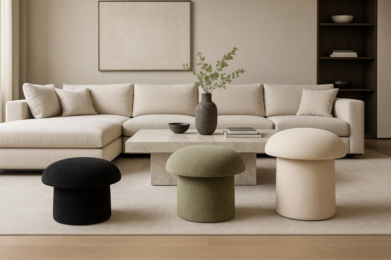 Mushroom Pouf