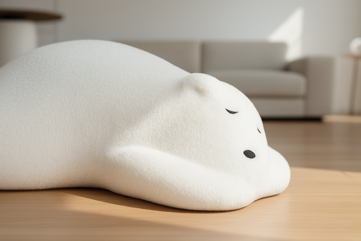 Polar Bear Ottoman