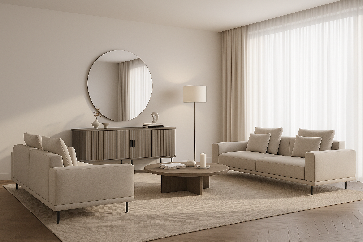 Edge Line Sideboard 63''
