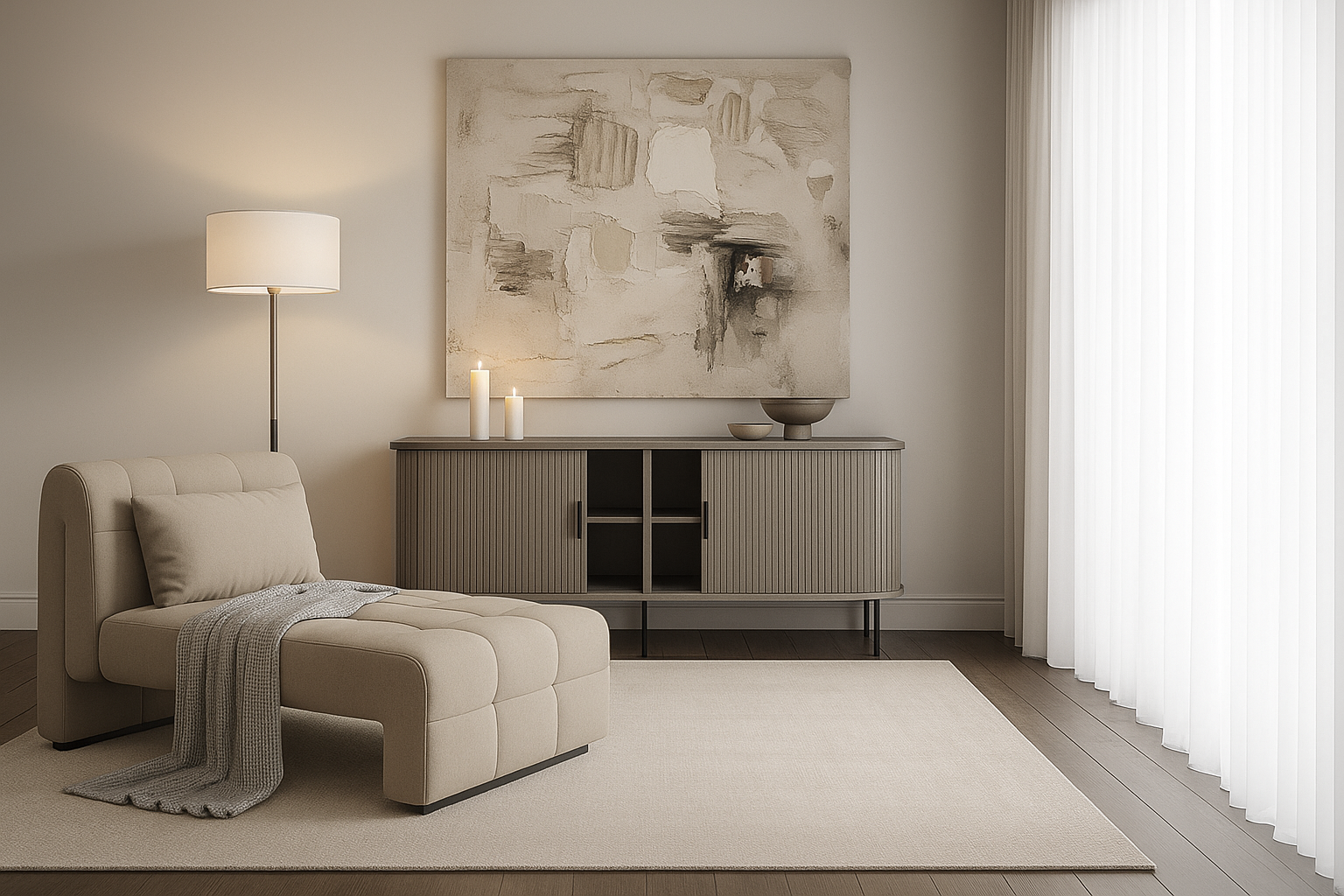 Edge Line Sideboard 63''
